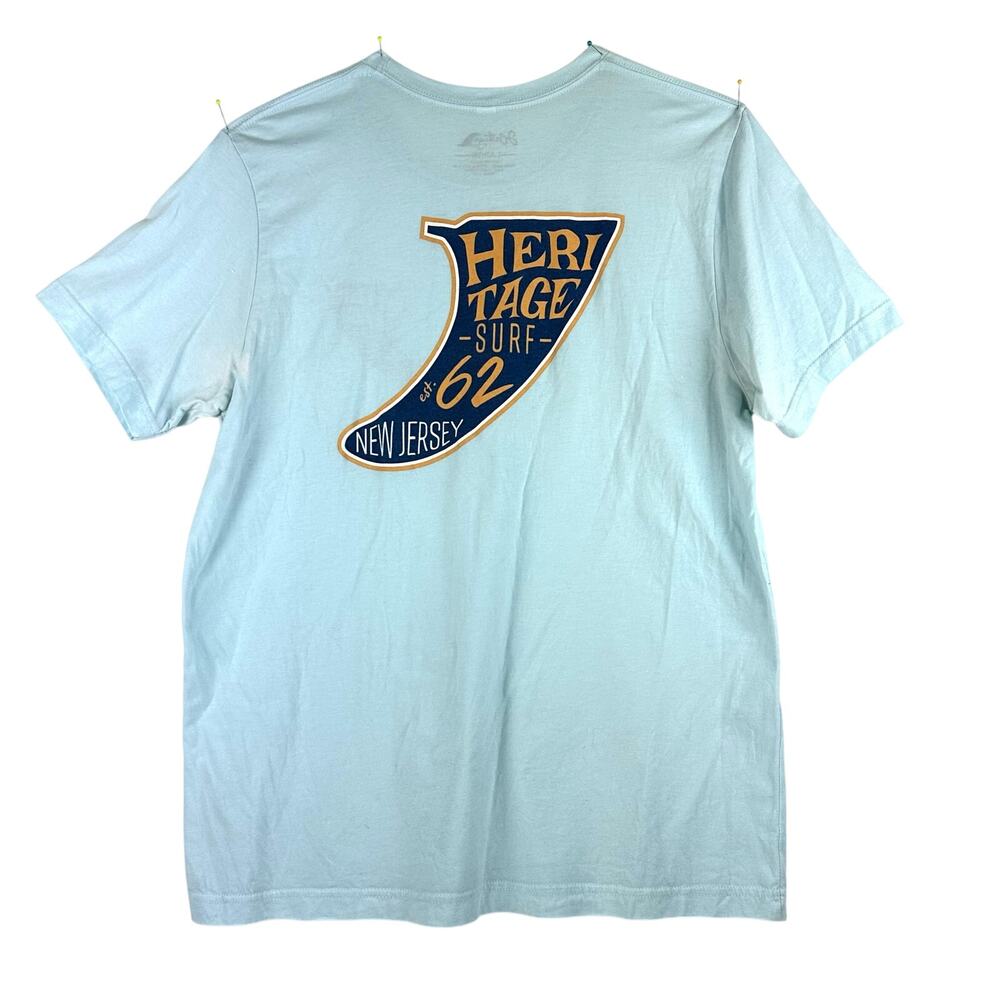 Heritage Surf shop tee new jersey shore ocean city sea isle unisex L